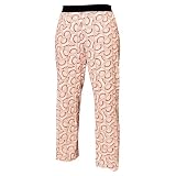 Review   / Baseball Novelty Print Jersey cotton pants for lounging, sleep, sports. Unisex relaxed fit, available in 5 Adult sizes, exposed elastic waist