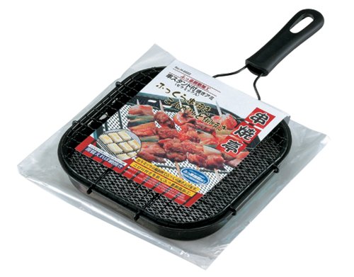 パール金属 串焼亭 串スタンド付焼きアミ(セラミック入) H-8502