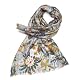 Chintz Silk Scarf (Grey Blue)||RF10F