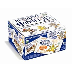Healthy Handfuls Organic Variety Pack, Lemon Vanilla Koala Krackers, Cheddar Cheese Lucky Duckies, and Chocolate Chip Chimpies, 24-Count Box