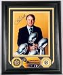 Chuck Noll Autographed Photo Mint w/Two 24KT Gold Coins