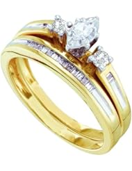 0.25CTW DIAMOND BRIDAL SET