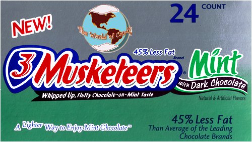 3 Musketeers Dark Mint Bar by 3 MUSKETEERS DARK MINT