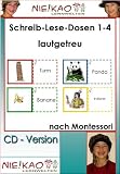 Produkt-Bild: Schreib-Lese-Dosen 1- 4 nach Maria Montessori: CD - Version