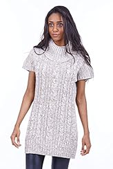 Winter Short Sleeves Acrylic/Knit Turtleneck Jumper 