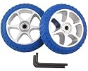 Action Blue Replacement Wheels with Aluminum Rim for Razor Kick Scooter 2/pk