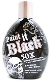 Millenium Tanning New Paint It Black Auto-darkening Dark Tanning Lotion, 50X, 13.5 Ounce
