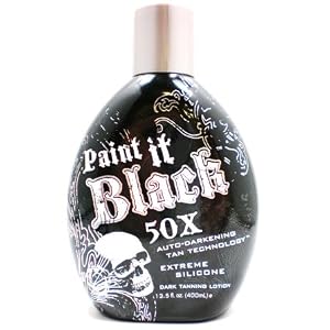 NEW Paint It Black 50X Auto-Darkening Dark Tanning Lotion - 13.5oz