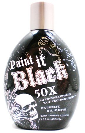 Millenium Tanning New Paint It Black Auto-darkening Dark Tanning Lotion, 50X, 13.5 Ounce