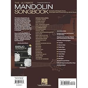The Ultimate Mandolin Songbook: 26 Favorite Songs Arranged by Janet Davis (Book & Online Audio)