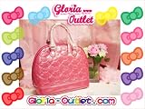 Hello Kitty Mauvewood Patent Embossed Tote Bag