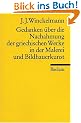 Gedanken �ber die Nachahmung griechischer Werke in Malerei und Bildhauerkunst