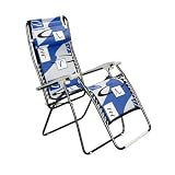 Faulkner Tango Blue Padded Recliner with Speckled Frame, Standard