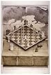 FOLDED CHESS SET - POSTER - ART (Size 24"x36")