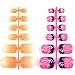 Dragon Grain 180 Pcs 15 Design 3D Acrylic Toe Artifical Nail Tips Gift