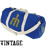 Mitchell & Ness Seattle Mariners Royal Blue Vintage Canvas Duffel Bag