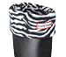 Hunter Kids Zebra Print Fleece Welly Sock - Zebra