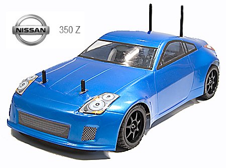 Nissan 350Z Nitro RC Car 2 Speed 4WD 1/10