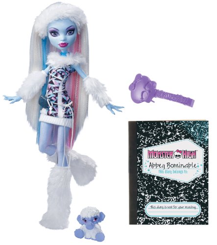Monster High Abbey Bominable Doll With Pet Wooly Mammoth Named Shivver