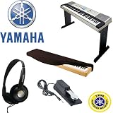 Yamaha YPG-535 88 Portable Electronic Keyboard With Headphones a Dust Cover And Sustain Pedal Plus 2 Year Warranty