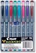 Pilot V Razor Point Extra Fine Marker Pen Assorted Color 8-Pack Pouch, 11008