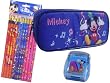 Mickey Mouse Pencil Case + Pack of Pencils & Sharpener