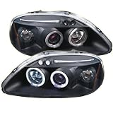 99-00 HONDA CIVIC HALO LED PROJECTOR HEADLIGHTS - BLACK by Sonar