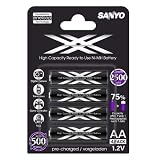1x4 Sanyo Eneloop XX Mignon AA 2400 mAhpar Eneloop