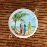 At The Beach #04 Sandy Surf Drawer Pulls Knobs