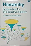 Hierarchy : perspectives for ecological complexity