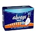 Maxi Overnight with Wings, Unscented Pads 28 Count (Pack of 2)