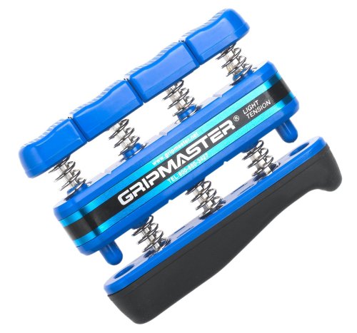 Buy Gripmaster Hand Exerciser Blue, Light Tension (5-Pounds per Finger) by Gripmaster