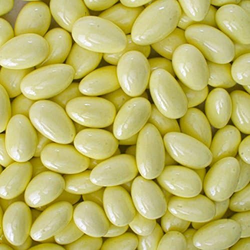 Jordan Almonds - Pastel Yellow , (2.5 lb Bag)