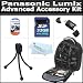 Advanced Accessory Kit For Panasonic Lumix DMC-GH2 DMC-G10, DMC-G1, DMC-G2, DMC-GF2, DMC-G3, DMC-GF3 Digital Camera Includes 32GB High Speed SD Memory Card + USB 2.0 High Speed Reader + Deluxe Backpack Case + Mini Tripod + LCD Screen Protectors + More