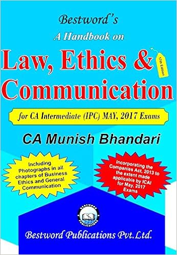 CA Inter IPCC Exam Books  Law, Ethics, & Communications for CA Intermediate (IPC) May 2017 Exams & Onwards Paperback 