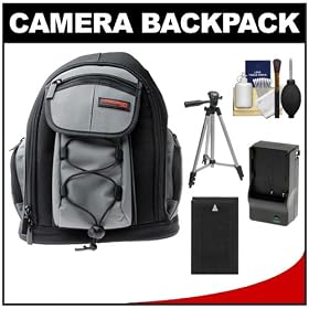 Precision Design PD-MBP ILC Digital Camera Mini Sling Backpack with EN-EL20 Battery & Charger + Tripod + Accessory Kit for Nikon 1 J1 & J2 Cameras