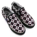 Underground SlipOn BRIGHTON ARGYLE black grey