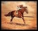 Horse Racing (Jockey on Horse) Framed Art Poster Print - 16
