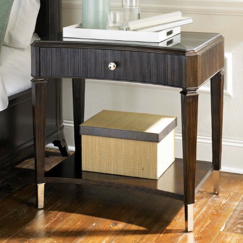 Wood Top American Drew Sonata Open Leg Nightstand Wood Top American Drew Sonata Open Leg Nightstand