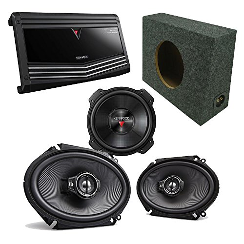 Kenwood KAC8406 900 Watt 4/3 Amp w/ Kenwood 6x8" Speakers & 10