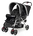 Safety 1st 12199600 Duodeal Zwillingskinderwagen, inklusive Regenverdeck, Einkaufskorb, schwarz
