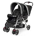Safety 1st 12199600 Duodeal Zwillingskinderwagen, inklusive Regenverdeck, Einkaufskorb, schwarz