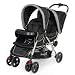 Safety 1st 12199600 Duodeal Zwillingskinderwagen, inklusive Regenverdeck, Einkaufskorb, schwarz
