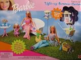 Barbie Light Up Summer Garden Playset w Light-Up Bird House (1999)