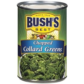 Bush's Best Colla Red Greens Chopped - 12 Pack