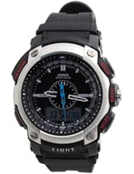 Yesurprise Ohsen Waterproof Rubber Band Round Analog Unisex Sport Quartz Wrist Watch White