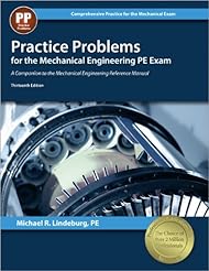Book: Practice Problems for the Mechanical Engineering PE Exam: A Companion to the Mechanical Engineering Reference Manual (Comprehensive Practice for the Mechanical Pe Exam) - Professional Publications, Inc.