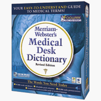 Software: Merriam Webster's Medical Desk Dictionary   Revised Edition  Win/Mac 