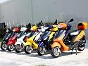 50cc Sunny Gas Moped Motor Scooters with Free Front Windshield