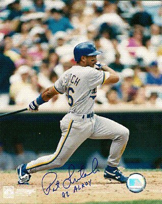 Pat Listach Autographed/Hand Signed Milwaukee Brewers 8x10 Photo